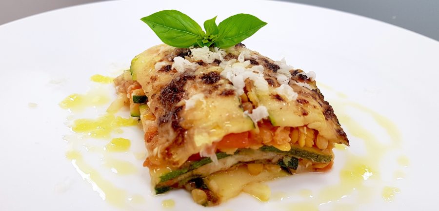 Zucchini-Linsen-Lasagne preisgekrönt